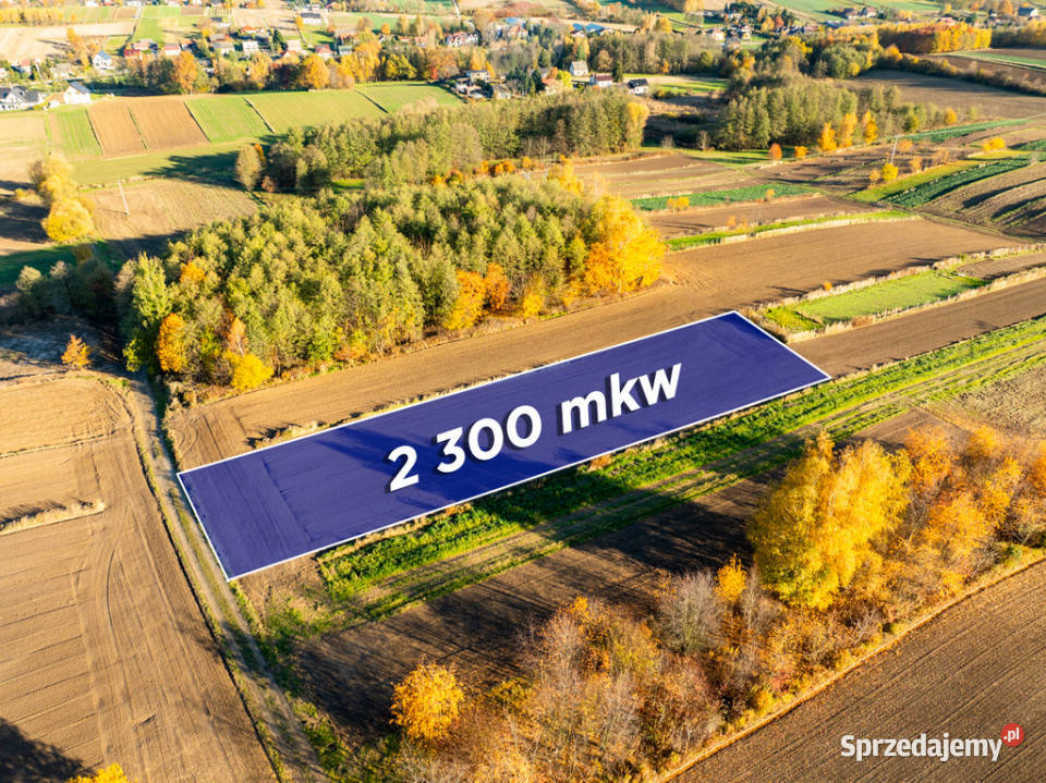 Budowlana działka w Trąbkach Biskupice Trąbki