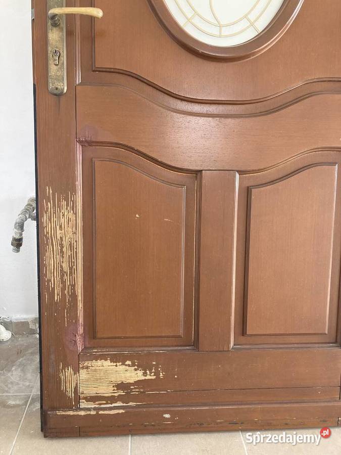 Drzwi zewnętrzne używane 210cm małopolskie Nowe Brzesko