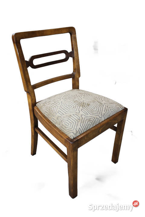 Komplet 5 krzeseł ART DECO renowacji zestaw Zielonka