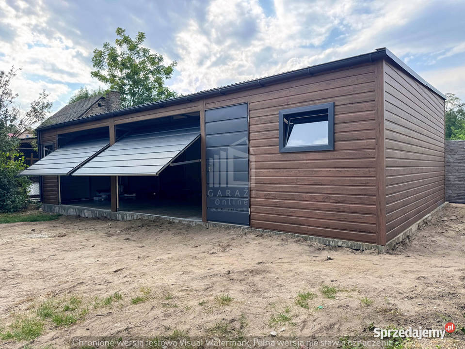 Garaż blaszany 10x3m 2x brama drzwi 2x okno Garaże i miejsca postojowe kujawsko-pomorskie Toruń sprzedam