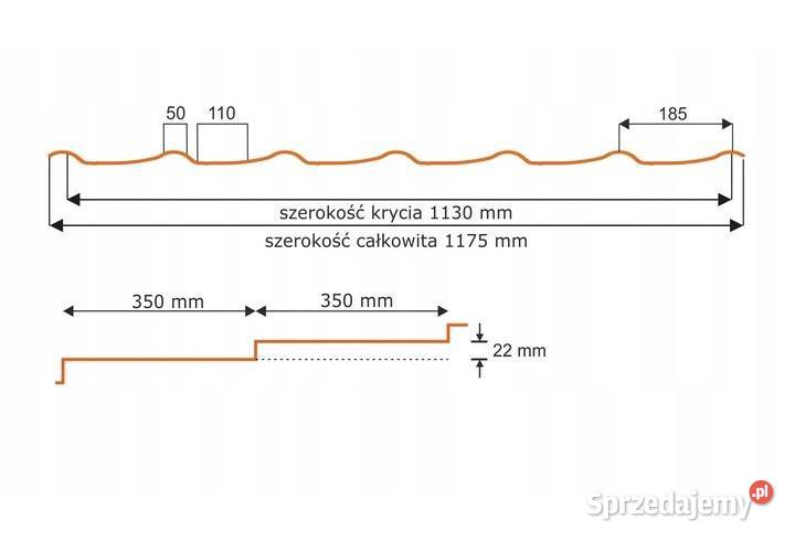 BLACHPOL Ska de Lux blachodachówka 2 modułowa Białystok