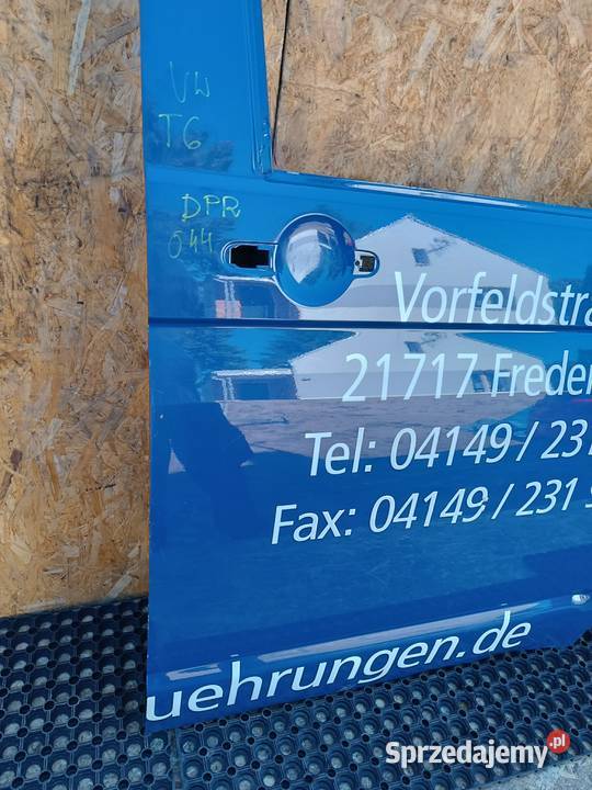 VW T6 DRZWI PRZÓD PRAWY PRAWE Drzwi Słowikowo
