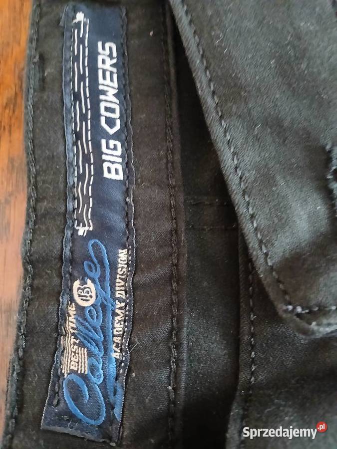 Oryginalne czarne męskie spodnie COWERS 3634 Pozostałe wielkopolskie Poznań
