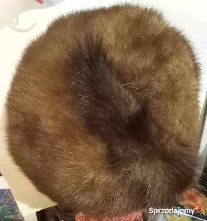 Beret futrzany z norki Warszawa