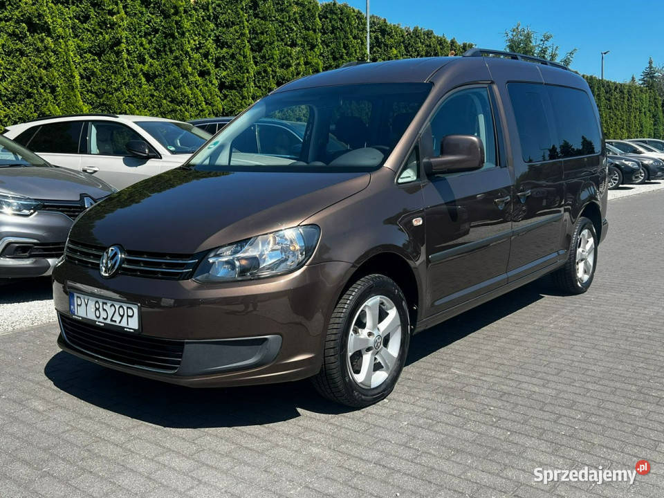 Volkswagen Caddy 16 TDI 5os MAXI Niski przebieg nieuszkodzony Baranowo