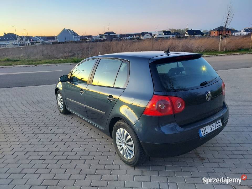 Volkswagen Golf V 19 tdi 2007r klimatyzacja Zarejestrowany w Polsce Legnica