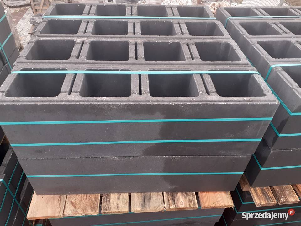 Pustak Ogrodzeniowy Duży 100x30x25 Grafit Nowość Kostka brukowa Wielogóra