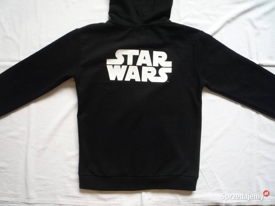 Sinsay 128134 Star Wars Czarna bluza kaptur Szczecin sprzedam