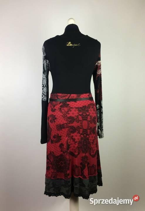 sukienka Desigual Womens Dress 100 Viscose r M czarny Zamość
