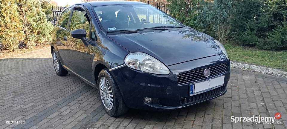 Ekonomiczny Fiat Grande Punto 2007r 12 benzLPG Wałdowo Szlacheckie