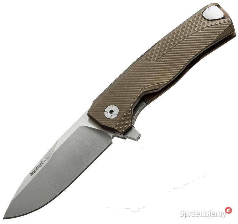 Nóż składany LionSteel Bronze Titanium Satin Warszawa