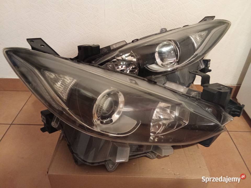 Mazda 3BM2017r reflektory przednie lewy i prawy dolnośląskie Kamieniec Wrocławski