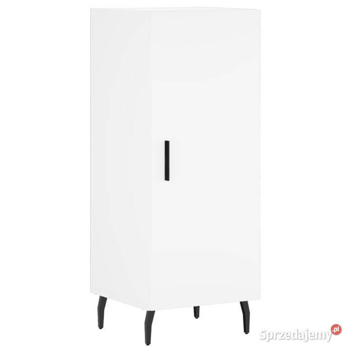 Wysoka szafka biała 345x34x180 materiał Warszawa sprzedam