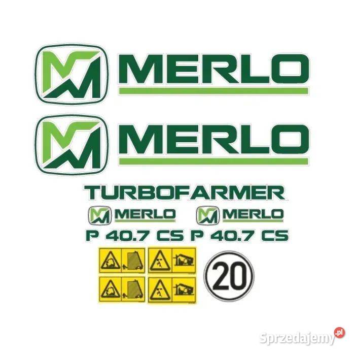 Naklejki oklejenie naklejka MERLO TURBOFARMER sprzedam