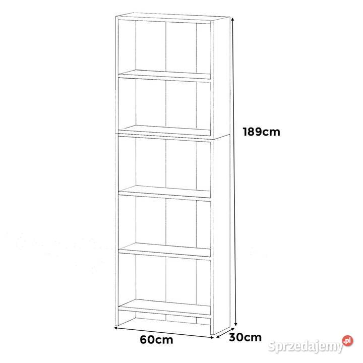 Regał Na Książki Dzieci Sonoma 60 Półki Na 30cm warmińsko-mazurskie Elbląg