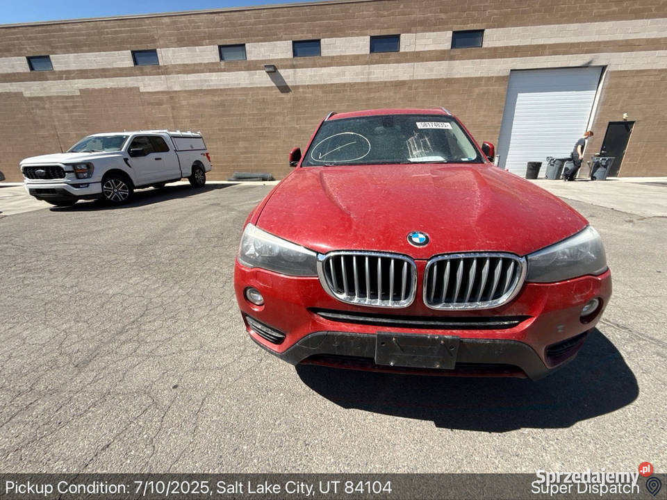 BMW X3 Xdrive uszkodzony silnik Rok produkcji 2014 Warszawa sprzedam