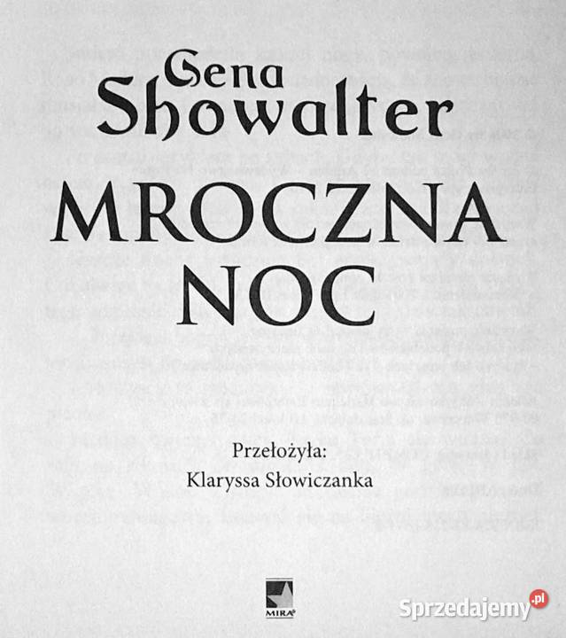 Mroczna noc Gena Showalter