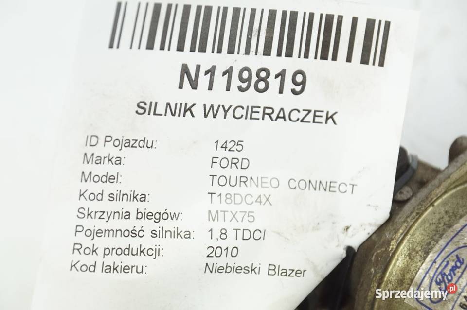 8T1617508AA TOURNEO CONNECT SILNIK WYCIERACZEK Lipno