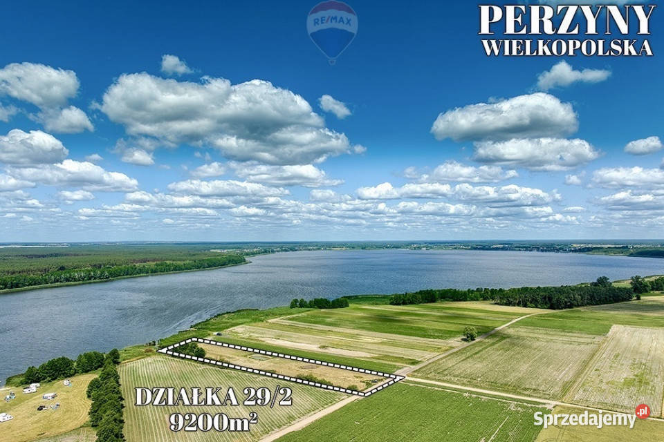 Działka inwestycyjna Jeziorem Zbąszyńskim Perzyny