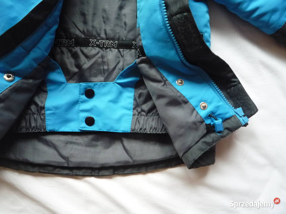 Reserved r 98 Kurtka zimowa niebieskoczarna z Szczecin