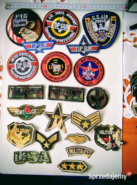 Naszywki na mundur armii USA Żory sprzedam