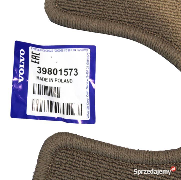 VOLVO S60 V60 oryginalne dywaniki welurowe Mocca Bielany Wrocławskie sprzedam