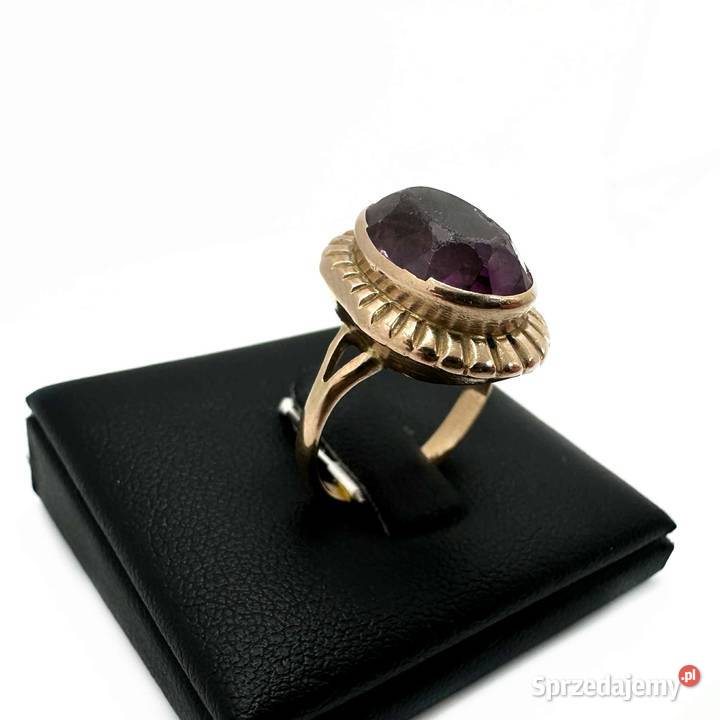 Złoty Pierścionek Próby 585 589g Rozmiar 12 Pierścionki Elbląg