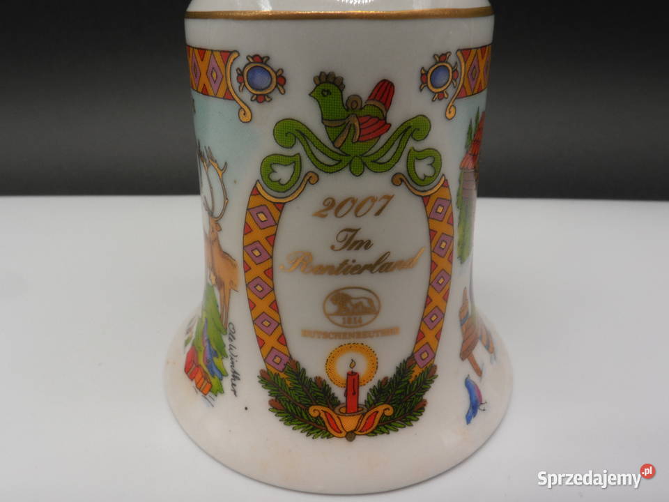 Dzwonek świąteczny porcelana HUTSCHENREUTHER Raszków