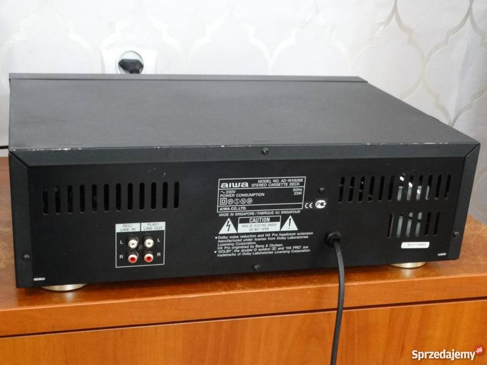 Magnetofon Aiwa ADWX929E unikat WYSYŁKA Jasło