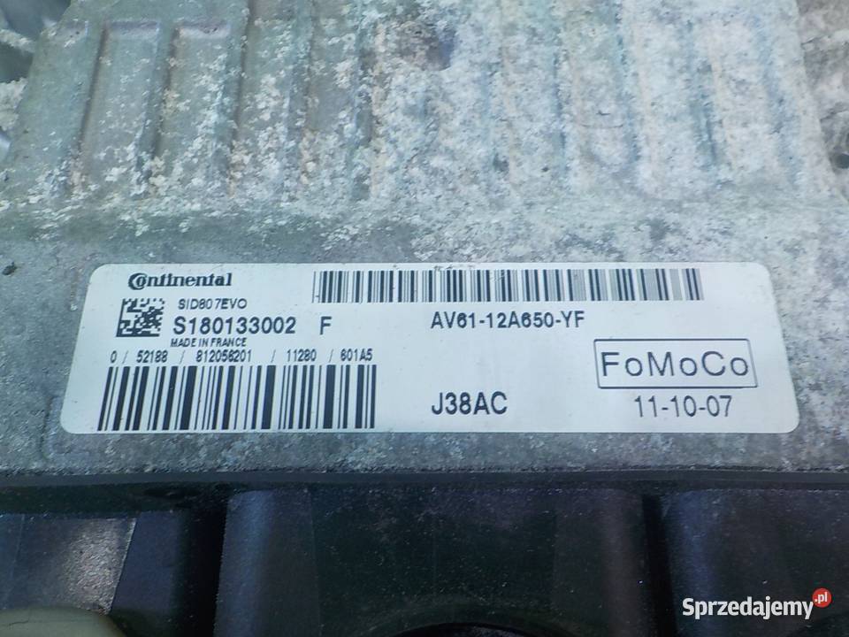 FORD C II MK2 16 TDCI 12r 5D sterownik komputer mazowieckie