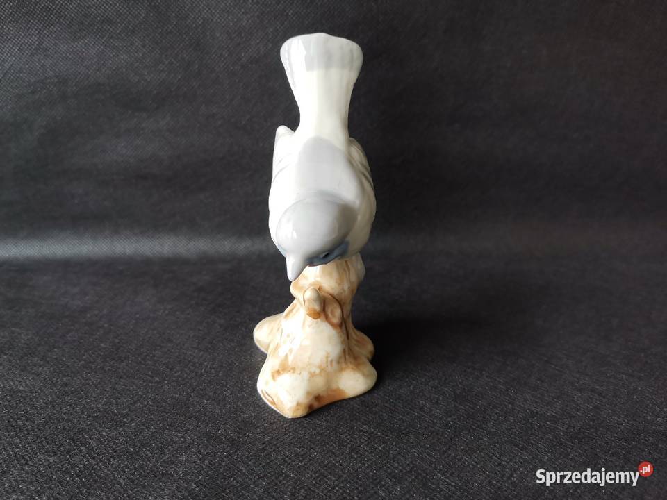 Stara figurka porcelanowa Ptak Katowice