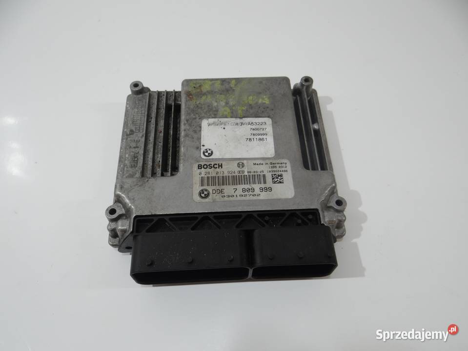 STEROWNIK KOMPUTER SILNIKA BMW X3 E83 20D Czujniki i sterowniki