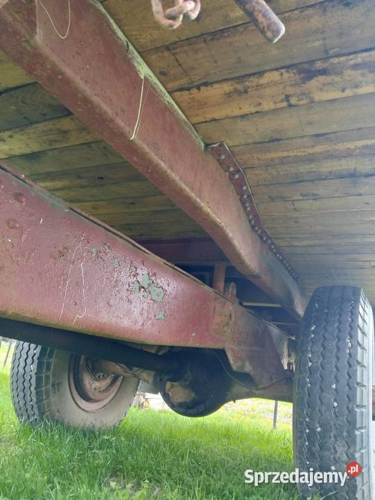 Przyczepa wywrotka nieuszkodzony Maszyny rolnicze Ryki