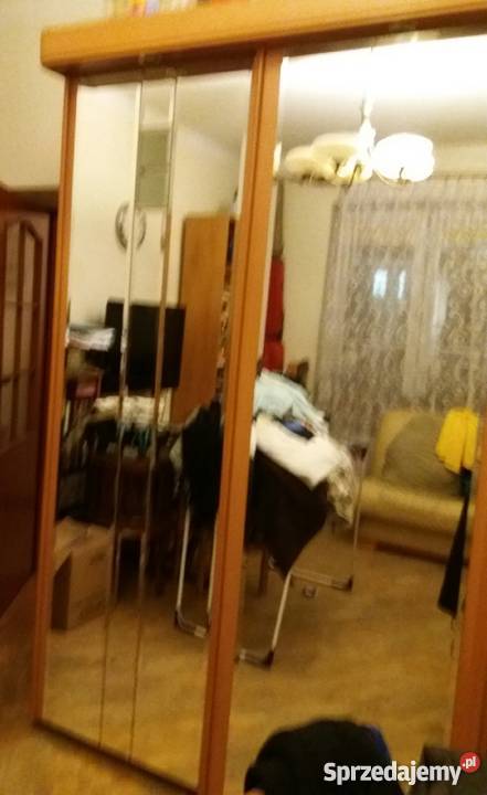 Szafa trzydrzwiowa podświetlana kolor olcha 220cm