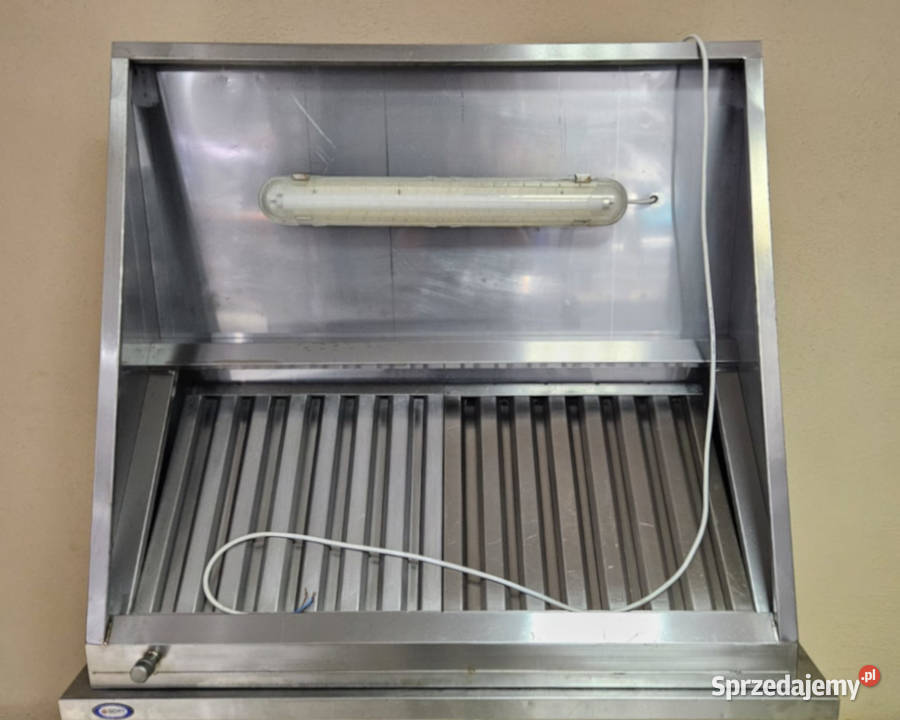 Okap nierdzewny przyścienny Dora Metal 110x100 Pszczyna