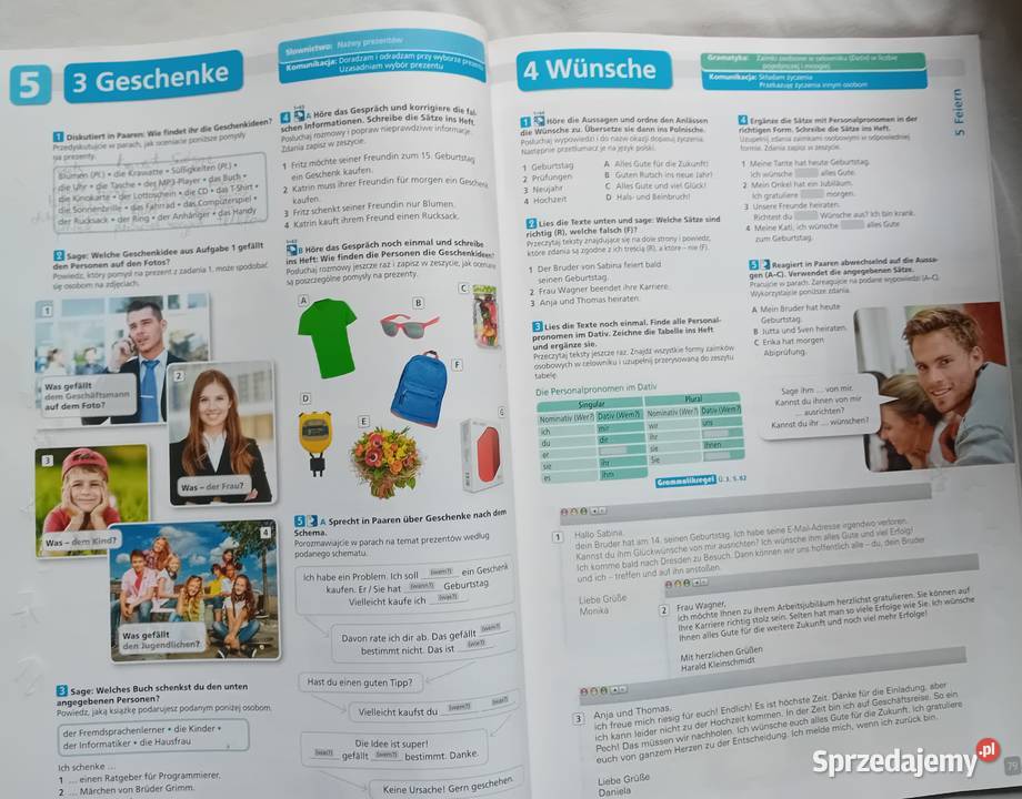 Infos aktuell 1 Język niemiecki liceów i tradycyjny podręcznik Koźminek
