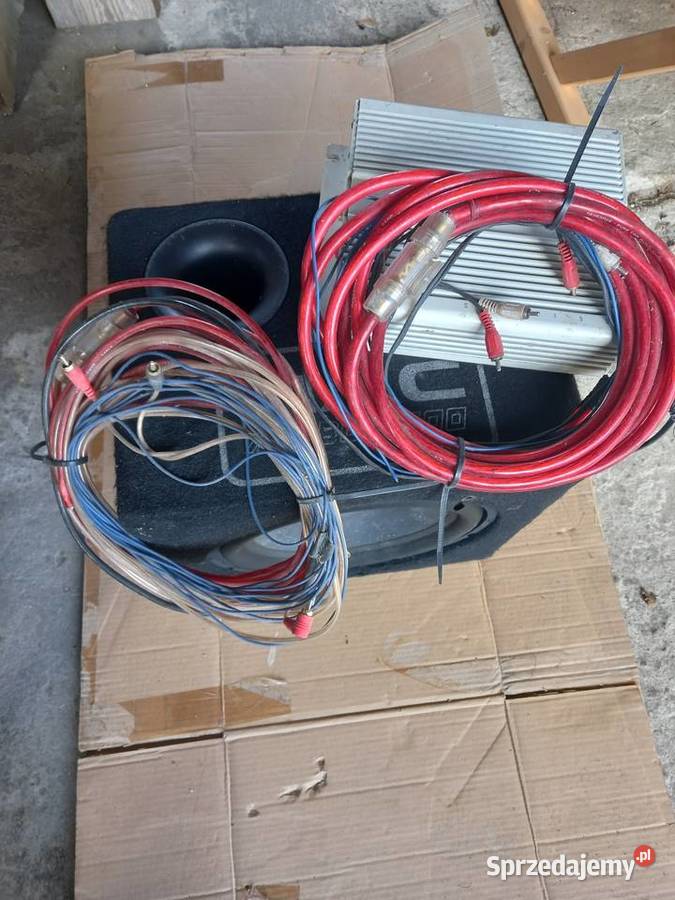 Subwoofer skrzynia tuba basowa wzmacniacz Wzmacniacze i pokrewne Lublin