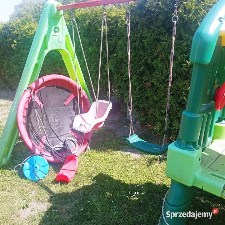 Huśtawka domek plac zabaw dzieci