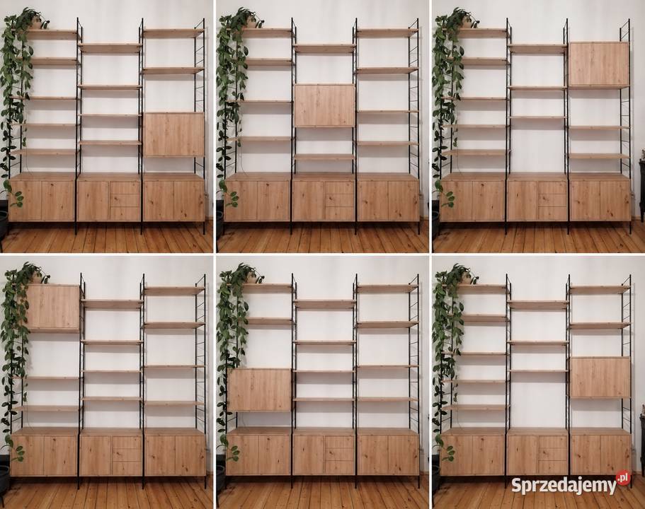 Regał modułowy meblościanka modułowa dowolna 70cm Szczecin