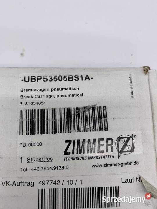 Rexroth Zimmer UBPS3505BS1A R181034051 Warszawa