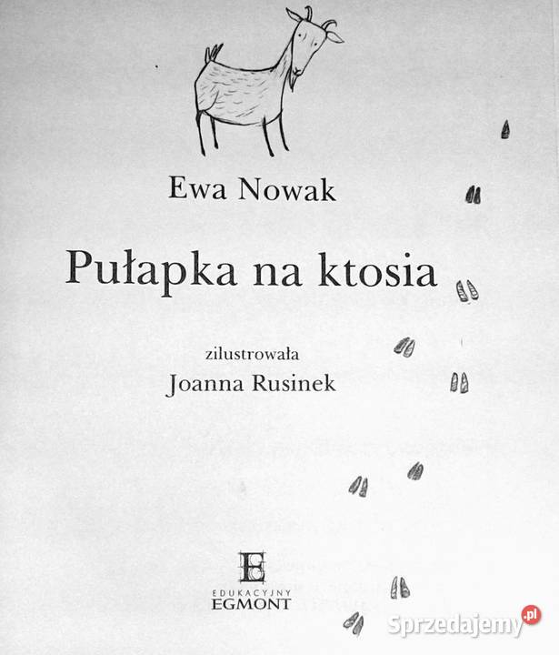 Pułapka na ktosia Ewa Nowak Joanna Rusinek Chełm sprzedam