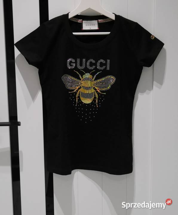 Gucci piękna bluzeczka cyrkonie nowa 36 S Inny materiał Wrocław
