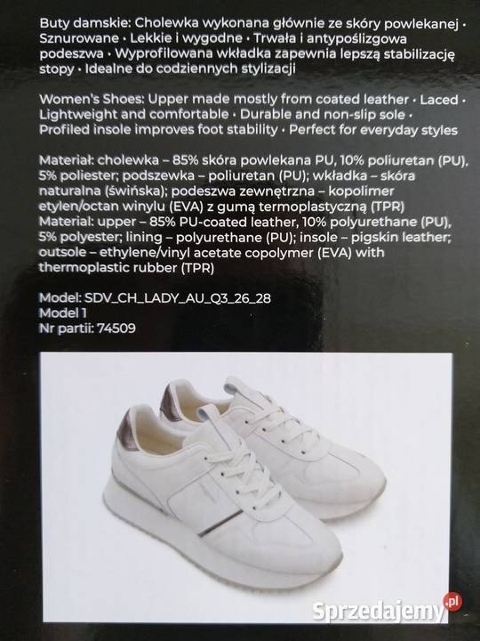 NOWE Damskie buty skórzane sznurowane wiązane inna sprzedam