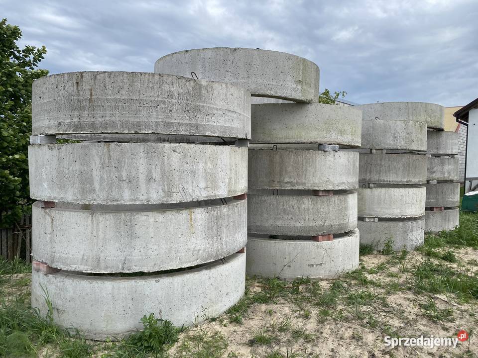 Kręgi do studni betonowe fi 2000 mm Nowe