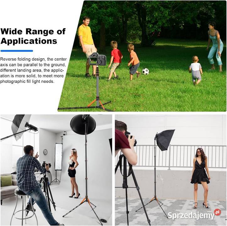 Soonpho 220 statyw podróżny ze stopu aluminium Akcesoria Zawiercie