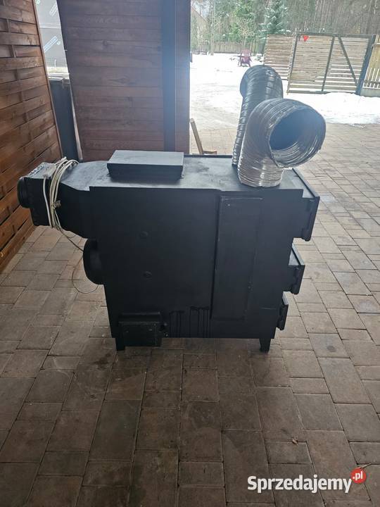 Piec nadmuchowy 25 kW duże palenisko solidny Rybnik
