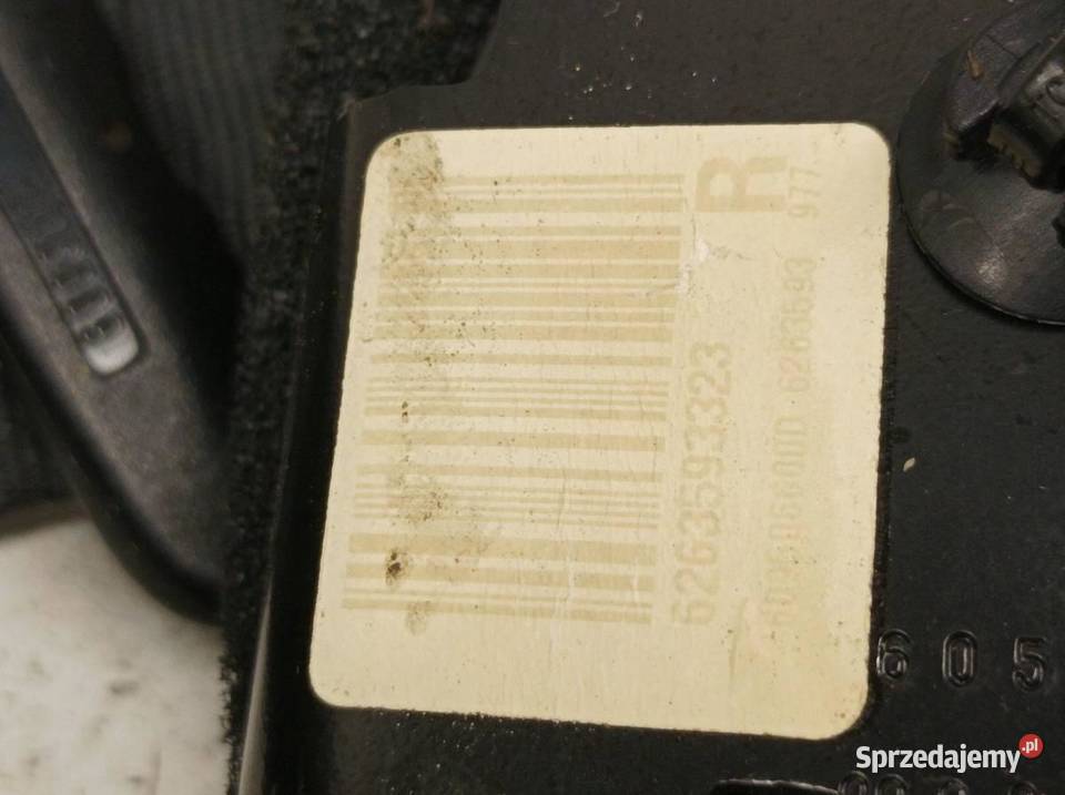 PAS BEZPIECZEŃSTWA PRAWY PRZÓD PASAŻERA