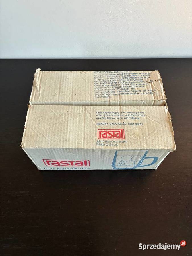 Nowe Kufle EB 6 sztuk producent Rastal początek Elbląg