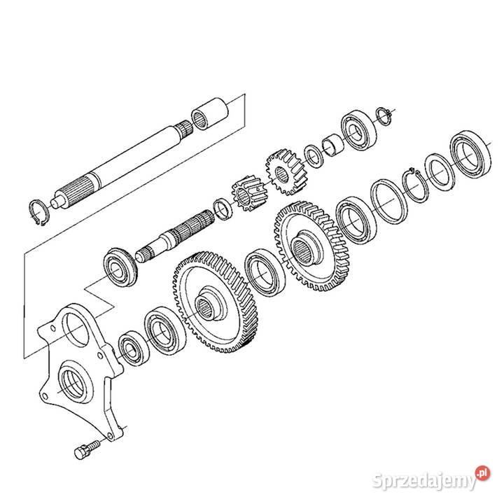 Łącznik wałków 20T Kubota M4900M5700 M6040M6800 Tajęcina