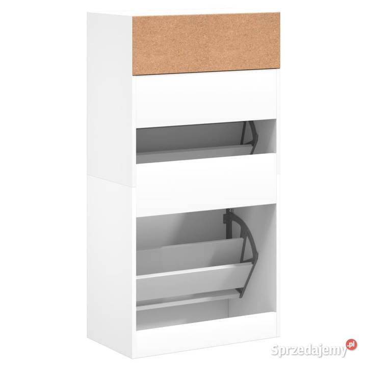 Szafka na buty biała 60x34x116 materiał mazowieckie Warszawa